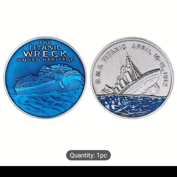 1912 Titanic scene Hobo coin..a must for collectors..NWT - Picture 7 of 8